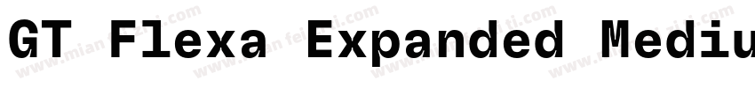 GT Flexa Expanded Medium字体转换